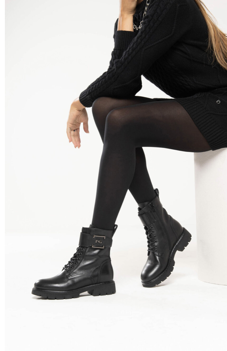 Nero Giardini chunky biker boot - shoobaloo