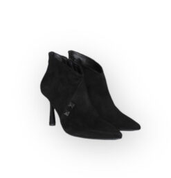 Marian black suede shoeboot