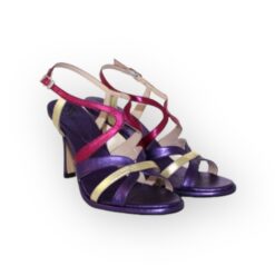 marian purple and pink strappy sandal new