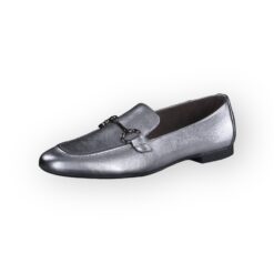 paul green supersoft loafer in pewter leather new