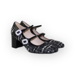 trend alert marian black sparkly flat mary jane