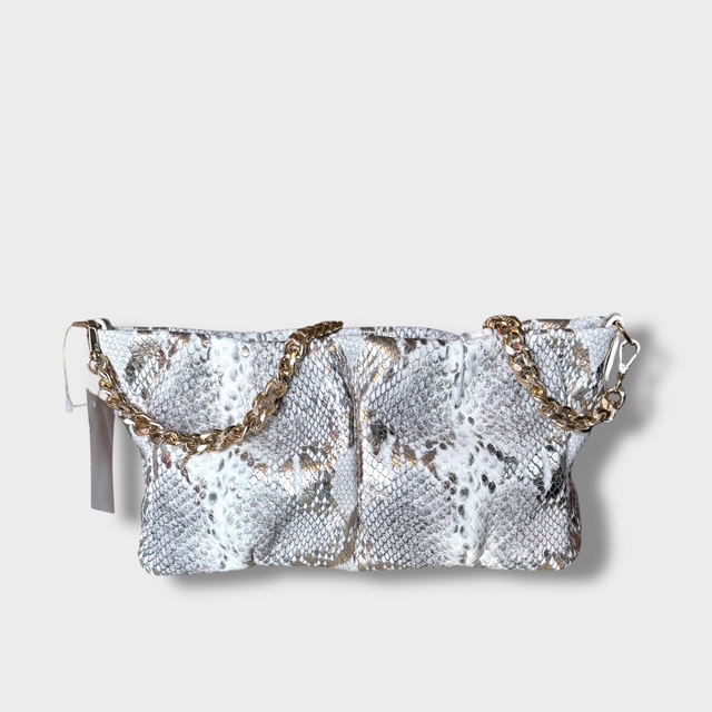 marian platino snakeprint slingback new