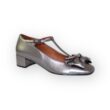 marian silver sparkly pump with bow new