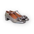 marian silver sparkly pump with bow new