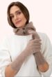 powder dana gloves in chocolate brown new