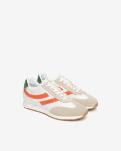 nero giardini ivory sneakers with zip new