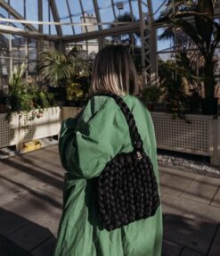 crafty by illlina velvet cake bag in black new