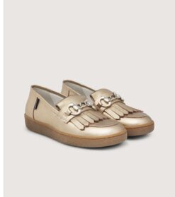 marco moreo nina gold loafer new