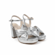 marian silver platform sandal new