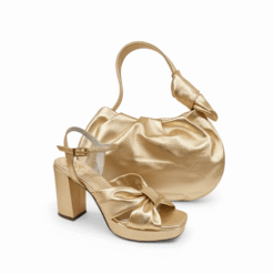 marian gold platform sandal new