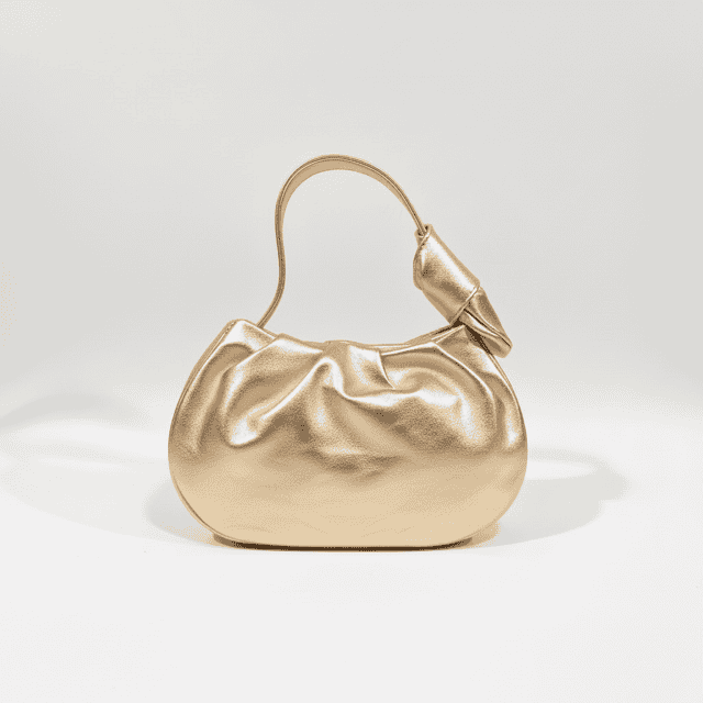 marian gold handbag with handle new