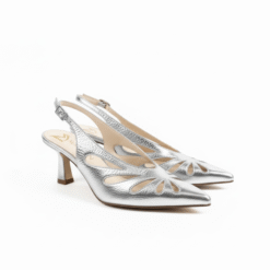 marian silver slingback new