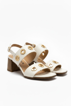 la repo white leather dance sandal new