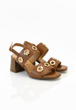 la repo tan leather dance sandal new