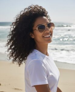 elie beaumont monterey aviator sunglasses new